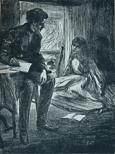 Die Probepredigt, um 1862, 1923 von James Abbott McNeill Whistler