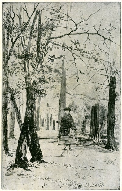 Der Wald, 19. Jahrhundert, 1904 von James Abbott McNeill Whistler