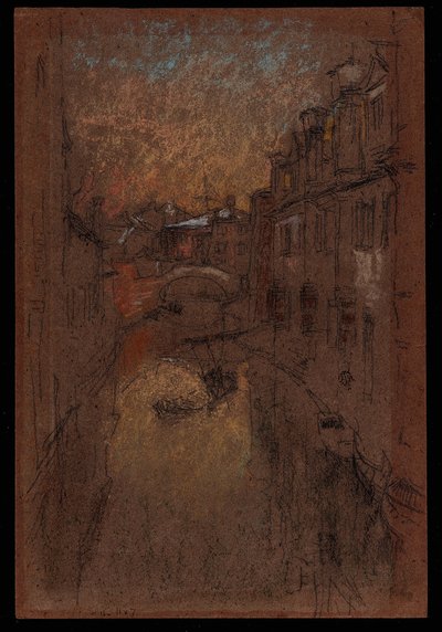 Winterabend, 1879-1880 von James Abbott McNeill Whistler