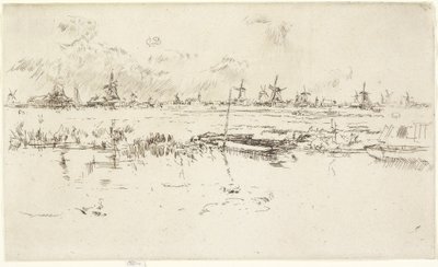 Zaandam, 1889 von James Abbott McNeill Whistler