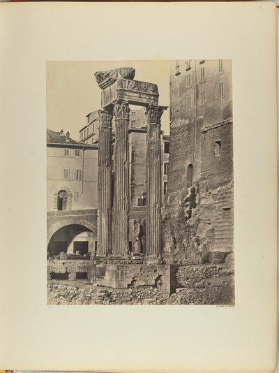 Der Tempel des Vespasian von James Anderson