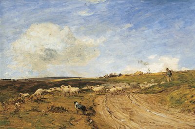 Ein windiger Tag von James Aumonier