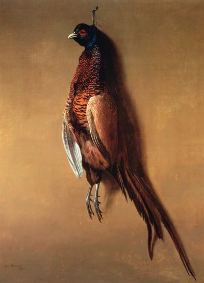Hängender Fasan, 1822 von James Barenger