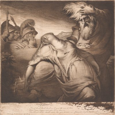 König Lear und Cordelia von James Barry
