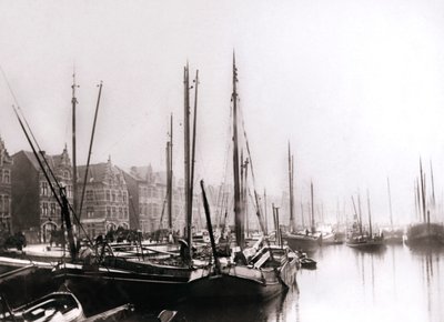 Kanalboote, Rotterdam, 1898 von James Batkin
