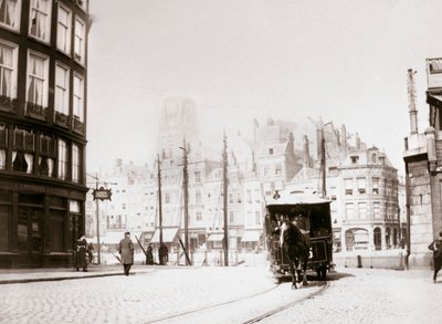 Pferdebahn, Rotterdam, 1898 von James Batkin