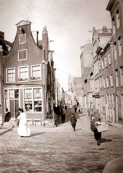Straßenszene, Rotterdam, 1898 von James Batkin