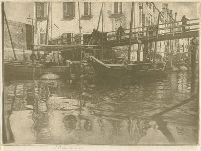 Ein schwarzer Kanal von James Craig Annan