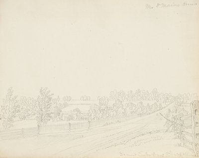Haus von Mr. W. Main, Derwent Lake von James David Smillie