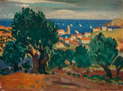 Oliven in Collioure, 1911 von James Dickson Innes