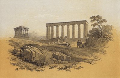 Nationaldenkmal, Calton Hill von James Duffield Harding