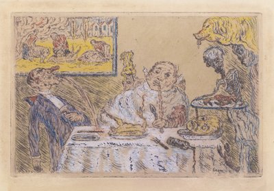 Völlerei von James Ensor