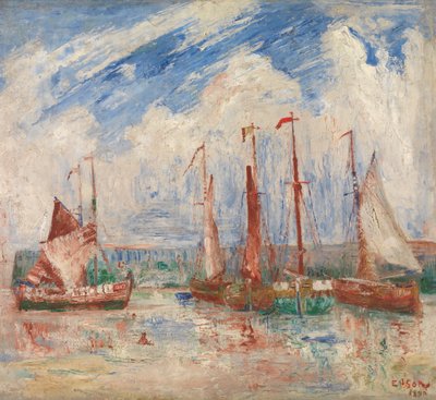 Hafen von Ostende, ca. 1900-04 von James Ensor