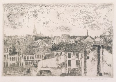 Dächer von Ostende von James Ensor