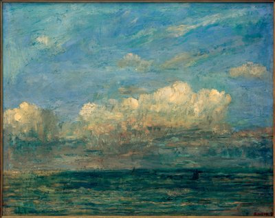 Seestück mit weißer Wolke von James Sidney Ensor