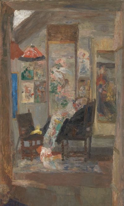 Skelett betrachtet Chinoiserien von James Ensor