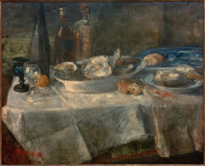 Stillleben mit Austern von James Sidney Ensor