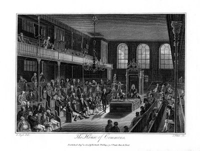 Das Unterhaus, London von James Fittler