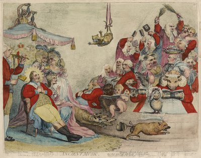 Alte Musik [recto] von James Gillray