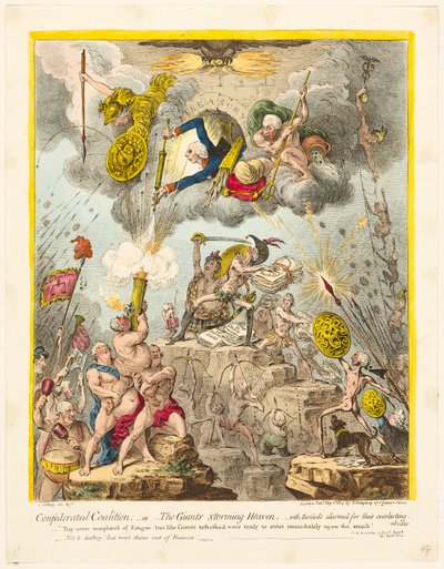 Konföderierte Koalition von James Gillray