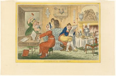 Eheliche Harmonien (Recto) von James Gillray