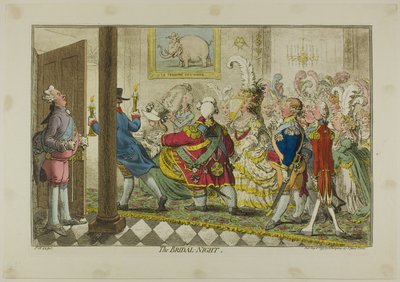 Die Hochzeitsnacht von James Gillray