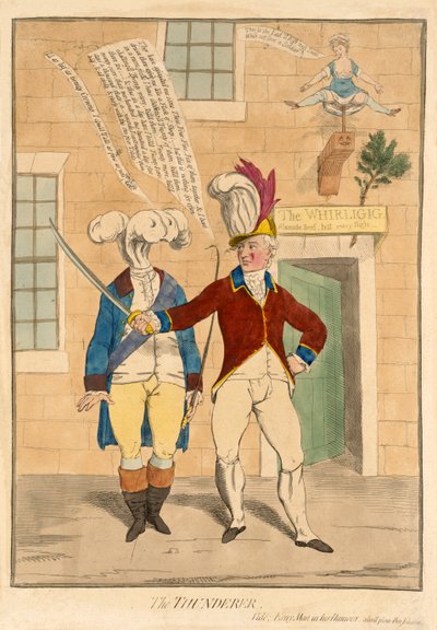 Der Donnerer, veröffentlicht 1782 von James Gillray
