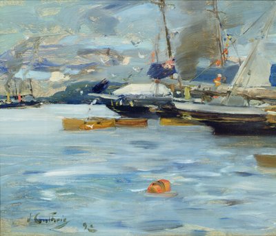 Vertäute Yachten, Oban, 1893 von James Guthrie