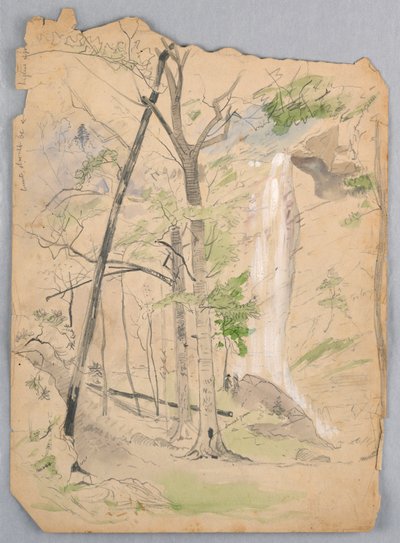 Wasserfall von James Henry Moser