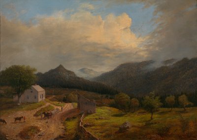 Taverne in New Boston, Vermont, 1855 von James Hope