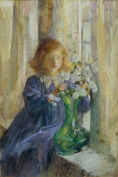 Die grüne Vase, 1882-1923 von James Jebusa Shannon