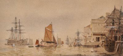 Sonnenuntergang am Fluss Medway von James Lawson Stewart