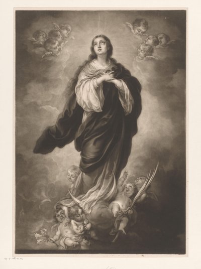 Maria von der Unbefleckten Empfängnis von James McArdell