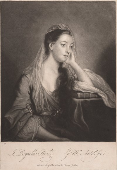 Miss Horneck von James McArdell