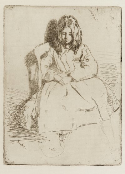 Annie, sitzend von James Abbott McNeill Whistler