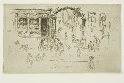 Torbogen, Brüssel von James Abbott McNeill Whistler