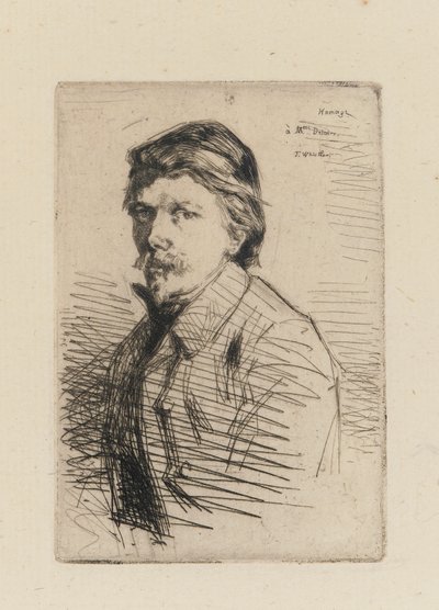 Auguste Delatre von James Abbott McNeill Whistler