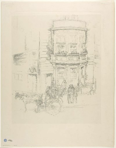 Rückseite des Gaiety Theaters von James McNeill Whistler