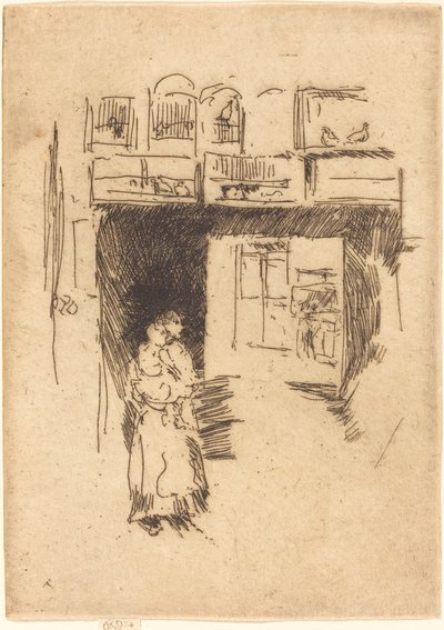 Vogelkäfige, Drury Lane von James Abbott McNeill Whistler