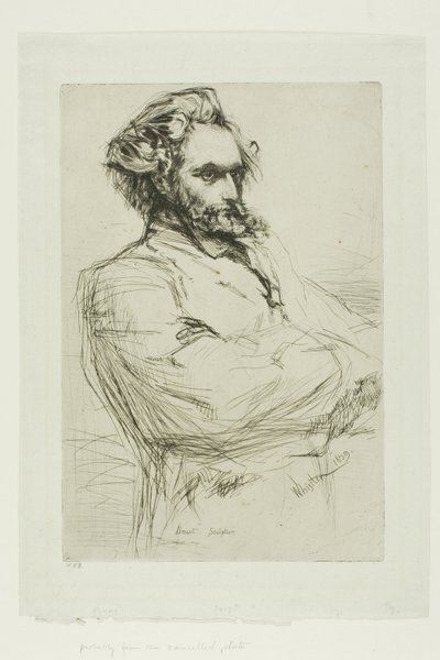 C. L. Drouet, Bildhauer von James Abbott McNeill Whistler