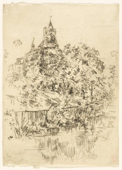 Château de Verneuil, Touraine von James Abbott McNeill Whistler