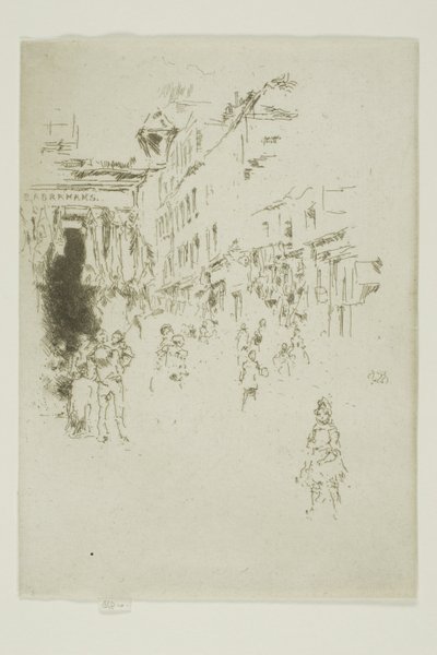 Cutler Street, Hounsditch von James Abbott McNeill Whistler