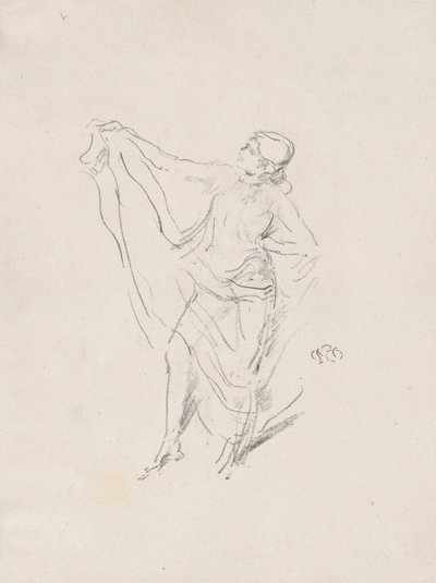 Verhülltes Modell, tanzend von James McNeill Whistler