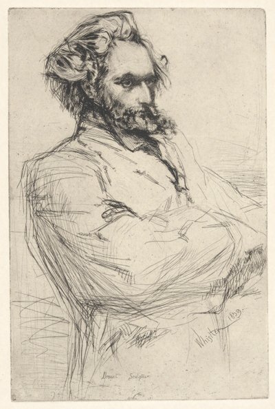 Drouet, Bildhauer von James Abbott McNeill Whistler