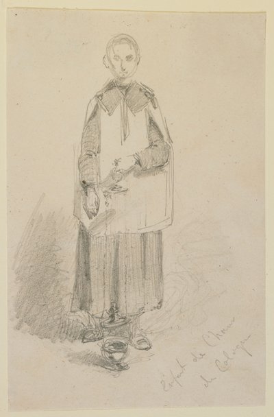 Chorknabe aus Köln von James Abbott McNeill Whistler