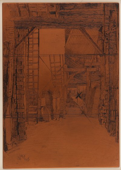 Radierplatte: Der Kalkbrenner von James Abbott McNeill Whistler