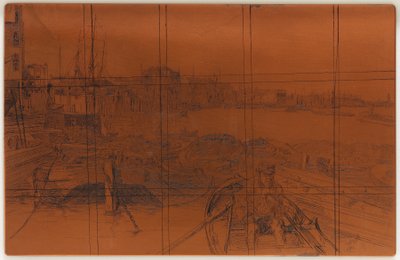 Radierplatte: Der Pool von James Abbott McNeill Whistler