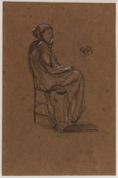 Weibliche Figur, sitzend von James Abbott McNeill Whistler