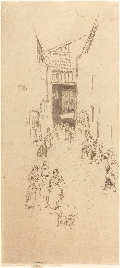 Fleur de Lys Passage von James Abbott McNeill Whistler