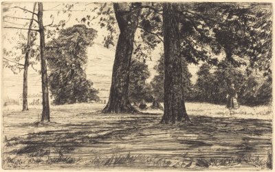 Greenwich Park von James Abbott McNeill Whistler